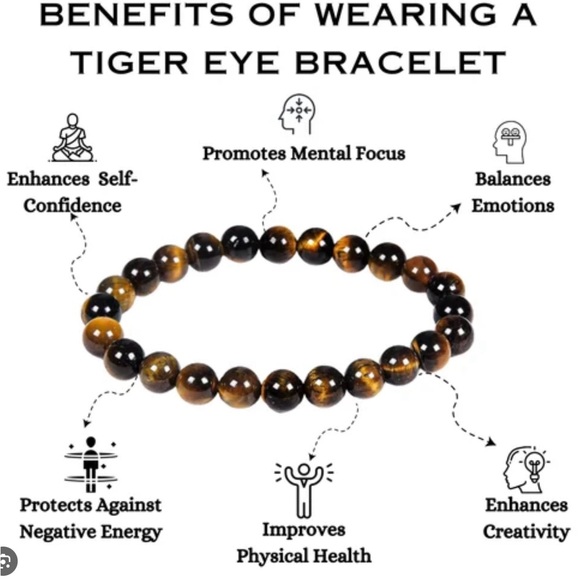 Aura Natural Stone Beaded Bracelet some with Swarovski Crystal - NWOT - Picture 5 of 16